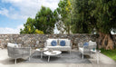 Milo Low Coffee Table by Talenti, outdoor setting