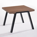 Rhett Mid-Century Walnut & Black End Table