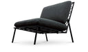 Salma Outdoor Accent Chair Speckled Charcoal