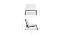 Salma Outdoor Accent Chair White