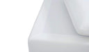 Miles Outdoor Chaise White