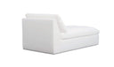 Miles Outdoor Chaise White