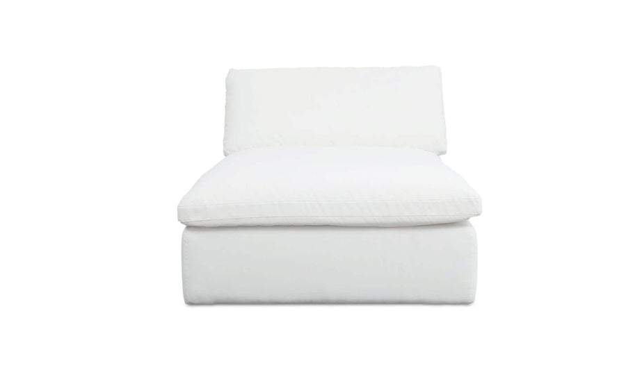 Miles Outdoor Chaise White
