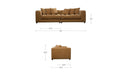 Davie Sofa Golden Yellow