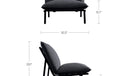 Morgan Outdoor Accent Chair Speckled Charcoal