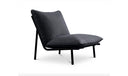 Morgan Outdoor Accent Chair Speckled Charcoal