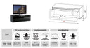 MO-USA3 Modena Modern Black TV Entertainment System Made In Italy