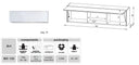 MO-USA3 Modena Modern Black TV Entertainment System Made In Italy