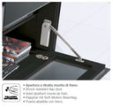 MO-USA3 Modena Modern Black TV Entertainment System Made In Italy