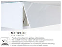 MO-USA3 Modena Modern Black TV Entertainment System Made In Italy