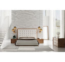 Amberlie - Modern Walnut Nightstand