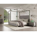 Arlene Modern Grey Elm Mirror