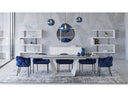 Baldwin - Modern White Ceramic Extendable Dining Table