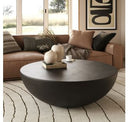 Bronte - Modern White Concrete Round Coffee Table
