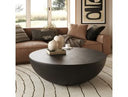 Bronte - Modern Black Concrete Round Coffee Table