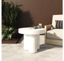 Bruni - Modern White Concrete Coffee Table