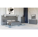 Buckley - Modern Grey Crackle TV Stand