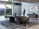 Helena - Modern Extendable Glass Dining Table - Large
