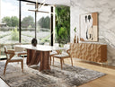 Killeen - Modern Gold + Walnut Buffet