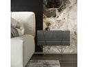 Chrysler Modern Grey Nightstand