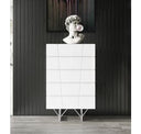 Chrysler Modern White 4-Piece Bedroom Set