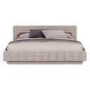 Concord - Modern Light Grey Velvet Bed