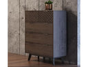 Daisy Mid-Century Dark Acacia Chest