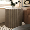 Evadale - Modern Grey Concrete End Table