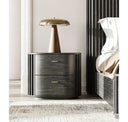 Fields - Modern Black Acacia Bed