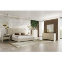 Florence - Modern Beige Leatherette + Gold Chest