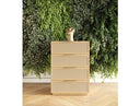 Gavin - Modern Natural Ash + Rattan Chest