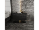 Helenora - Modern Grey Elm Nightstand