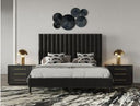 Aria - Italian Modern Multi Grey Bedroom Set