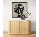 Jacobson - Modern Natural Acacia Oval Large Dining Table