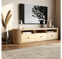 Jacobson - Modern Natural Acacia Oval Dining Table