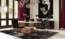 Kingsley Modern Marble & Rosegold Dining Table