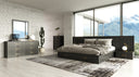 Manchester- Contemporary Dark Grey Bedroom Set
