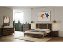 Oakley - Mid-Century Dark Brown Bed