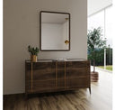 Oakley - Mid-Century Dark Brown Bed