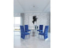 Paxton - Modern Glass + Rosegold Console Table