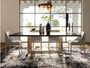 Duval Modern White & Grey Dining Chair