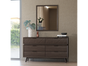 Roger - Mid-century Acacia Mirror