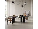 Summit - Modern 118" Black Ash Dining Table