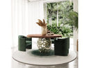Prospect - Modern Round 59" Walnut Dining Table