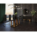 Token Modern Black & Rosegold Buffet