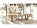 Walz - Modern Natural Oak Rectangular Dining Table