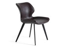 Baskin Brown and Walnut Arm Dining Chair
