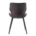 Moira - Modern Dark Brown Eco-Leather Dining Chair (Set of 2)