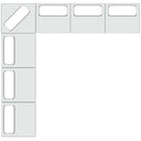 Mondo - Modern Modular Beige Fabric Sectional Sofa