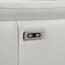 Monte Carlo - Italian Modern White Leather Left Facing Sectional Sofa